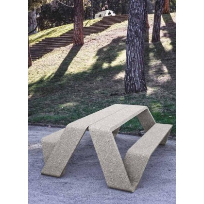 Banca din beton si micromarmura MULTI BENCH